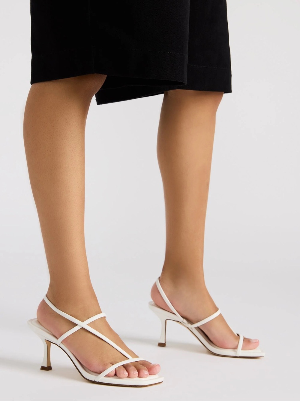 Steve Madden Locke Heels White